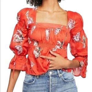 NWOT Free People Cherish Blouse